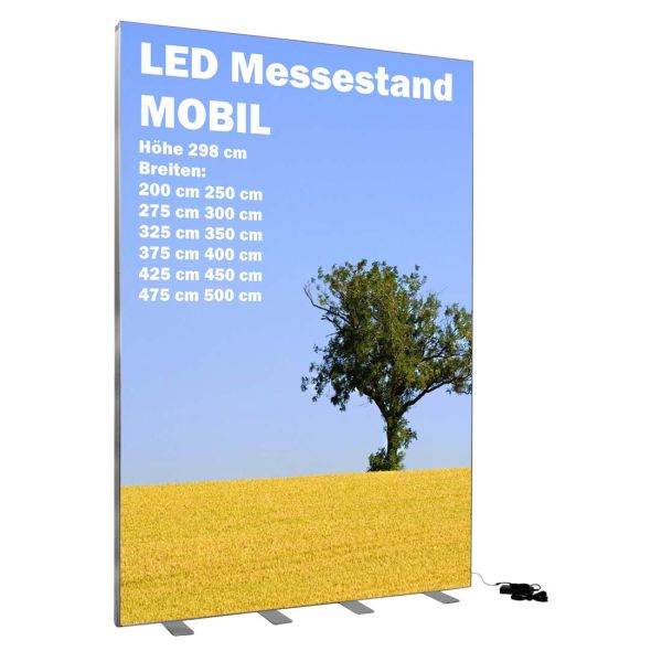 LED Messestand 298 x 200 cm