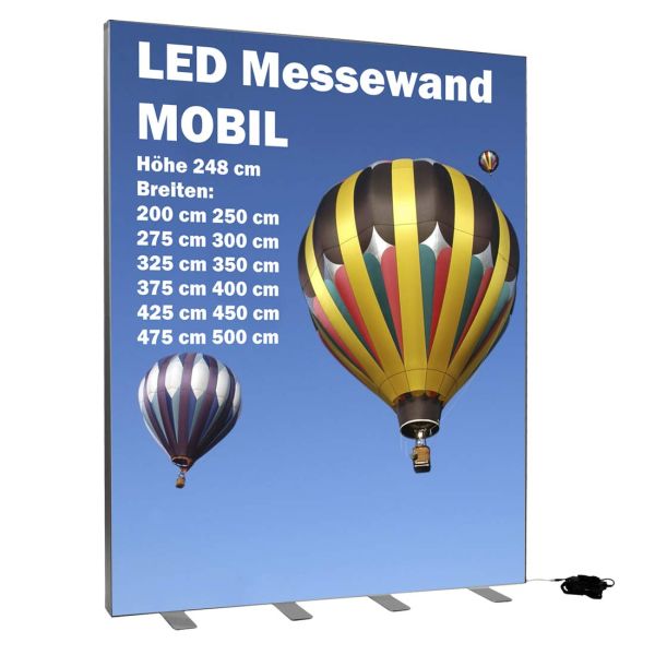 LED Messewand mobil