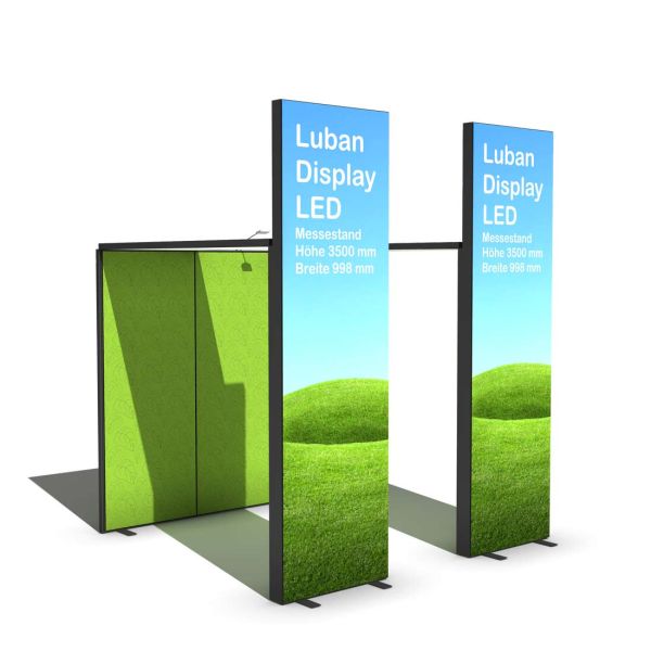 LED-Messestand mit Luban Display Set 7 links